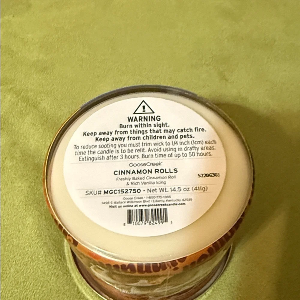 GooseCreek Pillsbury Cinnamon Rolls Candle